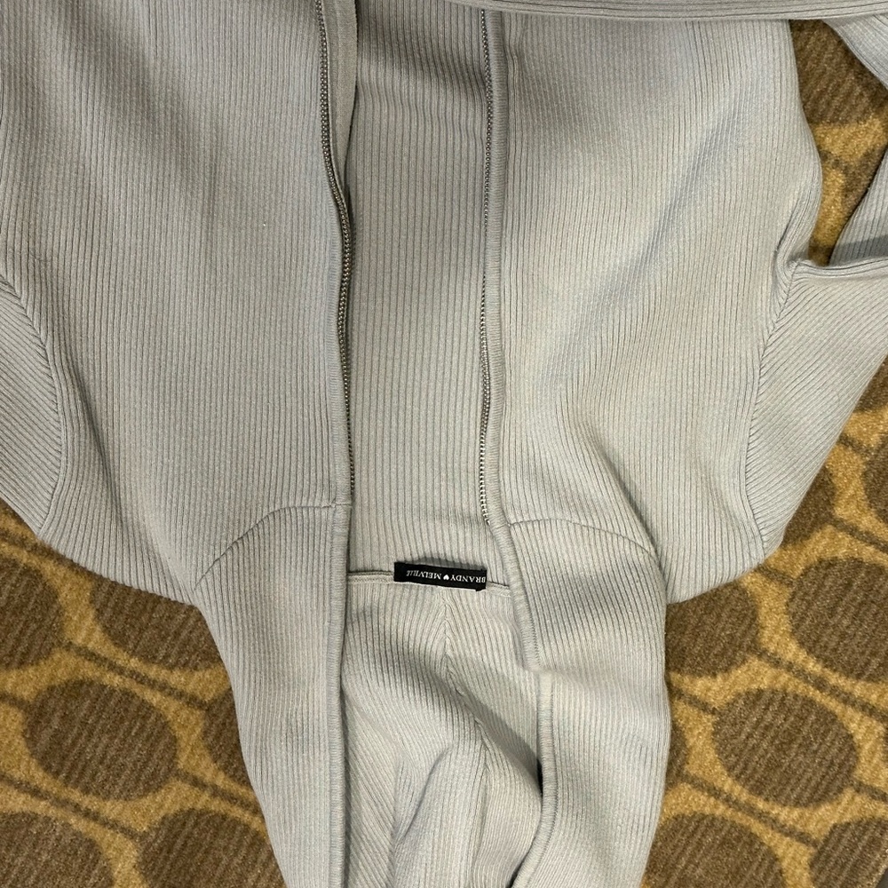 Brandy Melville zip up cardigan, never worn